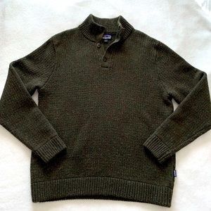 Patagonia Men’s Olive Recycled Sweater Size L